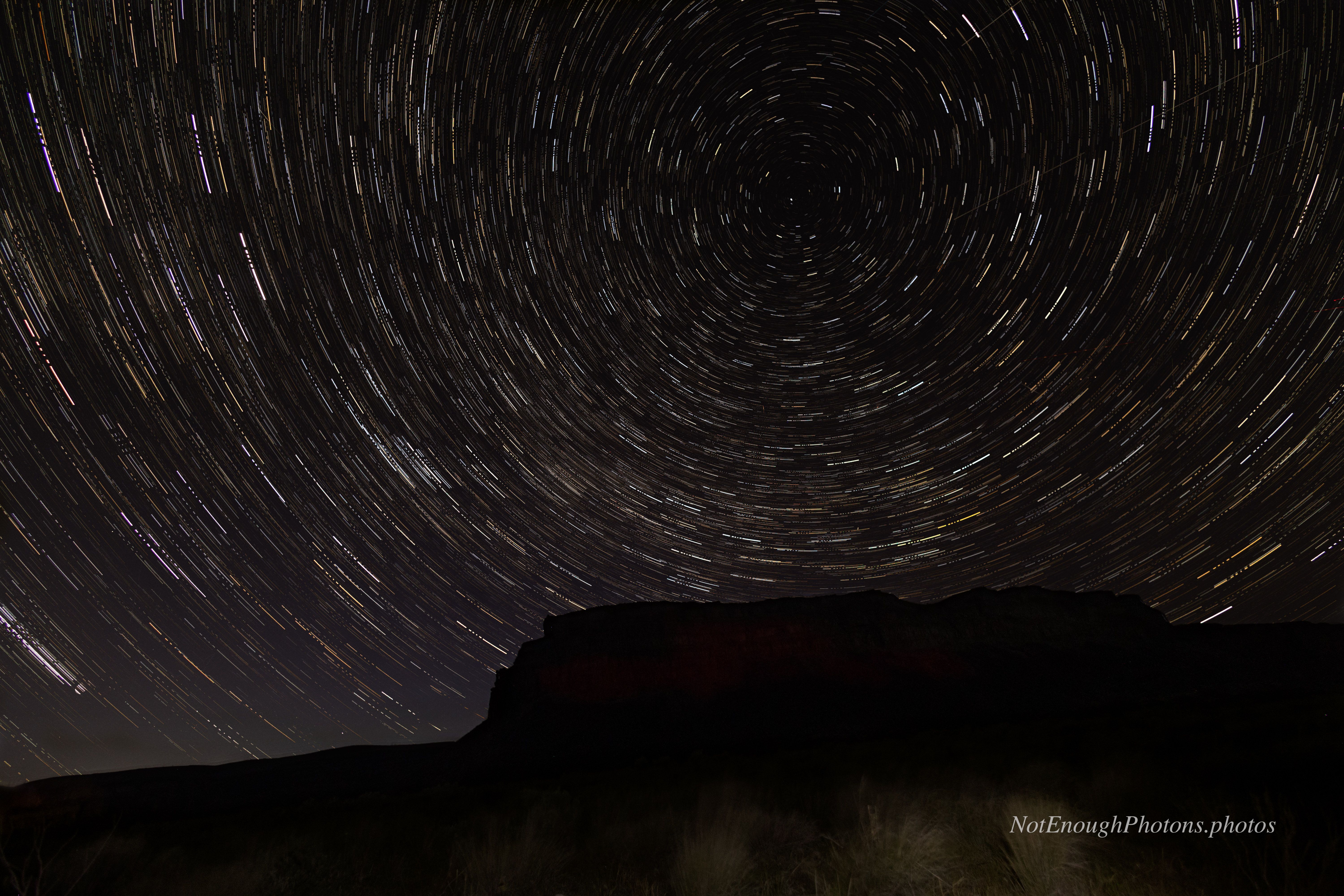 Umatilla Rock star trails image